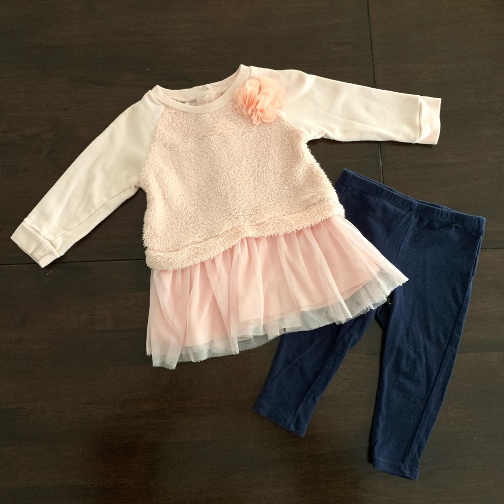 Nanette Lepore Girls Toddler Sweater and Legging